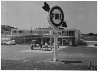 Kings Truck Stop on US Hwy 190 over the years